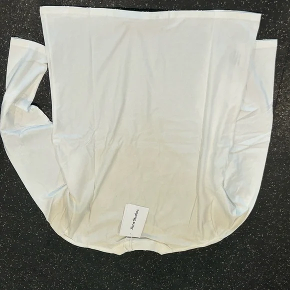 Acne Studios White Long Sleeve Tee - Picture 5 of 6